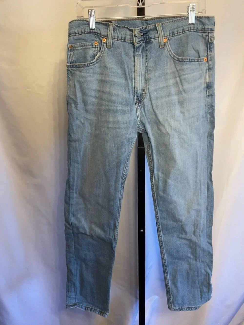 Levi's 505 Men's Light Wash Straight Leg Jeans 32x30